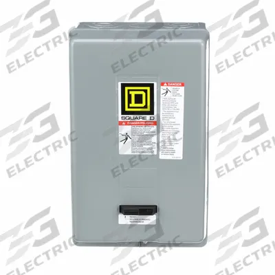 SQUARE D NEMA Magnetic Motor Starter: Non-Reversing, 3 Poles, NEMA Size 2 - Enclosed Non-Reversing Starters with Electronic Overloads