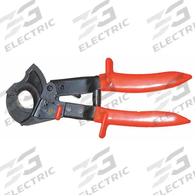 WESTWARD Cable Cutter: Plastic Handle, Straight - Ratcheting Electrical & Data Cable Cutters