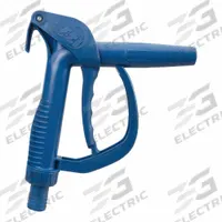 FINISH THOMPSON Drum Pump Nozzle: Manual, No Meter Included, 24 gpm Max. Flow Rate, Polypropylene (MPN 111030-2). Key specifications — Nozzle Body Material: Polypropylene; Compatible Manufacturer Model Number: DSFP005; Brand: FINISH THOMPSON; Spout Connection Type: Hose Barb; Spout Material: Polypropylene; Nozzle Extension Type: No Extension Included; Wetted Materials: EPDM/Polypropylene.