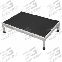 COTTERMAN Work Platform: 8 in Platform Ht - Max, 19 in Platform Wd, 48 in Platform Dp, Aluminum (MPN 1AAWP1948A8 A5-8 B1 P1). Key specifications — Brand: COTTERMAN; Color: Silver; Tread Type: Antifatigue Mat.