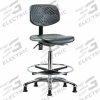 Ergonomic Chair: Polyurethane, Armless, Ht Range 24 1/2 in to 34 3/4 in, 16 in Seat Wd, 0 Casters (MPN BR-PHBCH-CR-T0-A0-CF-RG-BLK). Key specifications — Foot Support: Yes; Back Tilt Backward: 13.5°; Back Tilt Forward: 10.5°; Base Material: Aluminum; Brand: APPROVED VENDOR; Product Type: Ergonomic Chair; ESD-Safe: Not ESD Safe.