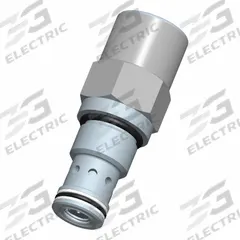 BUCHER HYDRAULICS Cartridge Valve: Screw-In, Screwdriver Adjustment, C12-20 Valve Cavity Size, PCFC (MPN PCFC-12-N-T-0-19). Key specifications — attr1012059: PCFC-12-N-T-0-19; attr1250696: PCFC; attr1011660: Nitrile; attr1011632: Screwdriver; attr1011635: BUCHER HYDRAULICS; attr1011636: Steel; attr1011644: C12-20.
