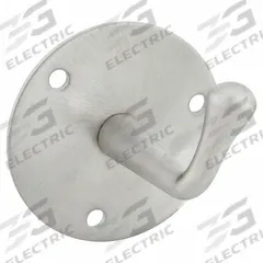 APPROVED VENDOR Bathroom Hook: 3 in x 3 in x 2 7/8 in, Stainless Steel, Satin, Mounting Screws (MPN 1ECL8). Key specifications — Brand: APPROVED VENDOR; Material: Stainless Steel.