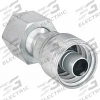 AEROQUIP Hydraulic Crimp Fitting: Steel x Steel, Straight, -12 For Hose Dash Size, ORS x Crimp (MPN 1AA12FR10). Key specifications — Fitting Gender: Female x Genderless; Fitting Connection Type: ORS x Crimp; For Hose Dash Size: -12; Thread Size: 1-3/16"-12; Brand: AEROQUIP.