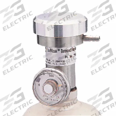 MSA Gas Cylinder Regulator: Gas Regulator, Aluminum, 3 lpm Max Flow Rate - Accessories for Portable Gas Detection Calibration