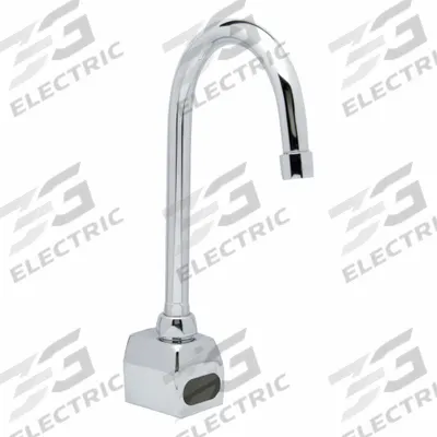 ZURN Kitchen and Bathroom Sensor Faucet: AquaSense, Brass, Chrome Finish, Single-Post - Single-Post Sensor Bathroom Faucets