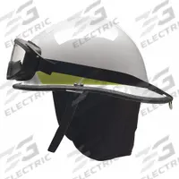 BULLARD Fire Helmet: White, Polyetherimide, Modern Rear Brim, Chin Strap (MPN PXSWHGIZ3). Key specifications — Color: White; Chin Strap: Yes; Brand: BULLARD; Shell Material: Polyetherimide; Style: Modern Rear Brim; Suspension: Standard Sure-Lock(R) Ratchet Headband.