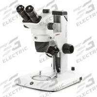 GLOBE SCIENTIFIC Microscope: Stereo, Binocular, 6.5X to 55X, 35.4 mm Optical Field of View, 110 mm (MPN ENZ-1703-S). Key specifications — attr1026048: GLOBE SCIENTIFIC; attr1026068: 55X; attr1026078: 6.5X to 55X; attr1026095: 110 mm.