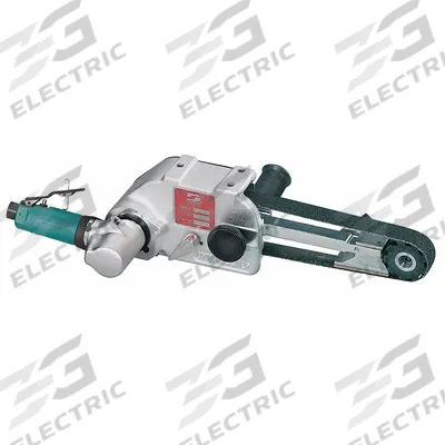 DYNABRADE Air Belt Sander: 1 in Belt Wd, 30 in Belt Lg, Fixed Arm, Heavy Duty, 0.7 hp - Belt Sanders