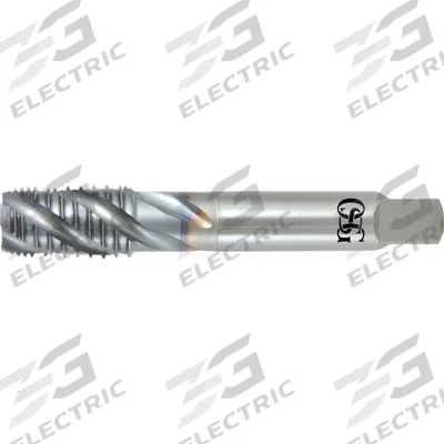OSG Pipe Tap: 1/16"-27 NPT, 3 Flute, Interrupted Thread, V Coated Cobalt (MPN 1657001008) - Interrupted-Thread Spiral-Flute Pipe Taps