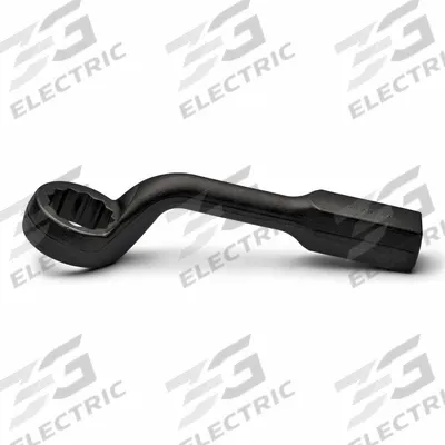 WRIGHT Striking Wrench: Steel, Black Oxide, 3 1/2 in Head Size, 18 in Overall Lg - SAE, Single End, 12-Point, Box End Wrenches