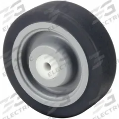 APPROVED VENDOR Caster Wheel: 4 in Wheel Dia., 1 1/4 in Wheel Wd, Rubber, 275 lb Load Rating, Gray (MPN IS0405205). Key specifications — Wheel Core Material: Polypropylene; Wheel/Tread Color: Gray; Brand: APPROVED VENDOR.