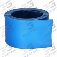 RHINO Color-Coded Shrink Tubing: 2 in I.D. Before Shrinking, 1 in I.D. After Shrinking, 4 ft Lg, 2:1 (MPN RCT-2.00-BL). Key specifications — Color: Blue; Brand: RHINO.