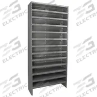 AKRO-MILS Metal Shelving: 36 in x 18 in x 79 in, 1 Sided, Open, 13 Shelves (MPN ASC1879). Key specifications — Frame Color: Gray; Frame Material: Steel; Brand: AKRO-MILS.