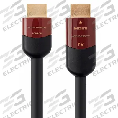 MONOPRICE Cable: 50 ft Overall Lg, PVC, Black - General-Purpose HDMI Male to HDMI Male Cables