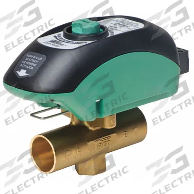 TACO Motorized Zone Valve: 4.9 Cv Flow Rate, 2-Way, 1/2 in Female Sweat, Non-Spring Return - 2-Way Sweat Connection Zone Valves