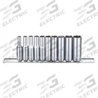 WESTWARD Socket Set: 1/4 in Drive, 10 Piece, 6-Point, SAE, 5/32 in to 1/2 in (MPN 53PN26). Key specifications — attr1224269: 1/4 in; attr1204685: Tether Ready; attr1204650: 5/32 in to 1/2 in; attr1204673: Socket Bits Not Included; attr1204688: WESTWARD; attr1206170: Deep Sockets.