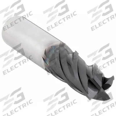 OSG Square End Mill: Carbide, TiAlN Coated, 4 Flute, 1" Mill Dia, 2-1/2" LOC - Fast-Cutting Carbide Square End Mills for Stainless Steel & Super Alloys