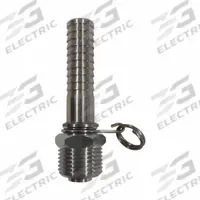 SANI-LAV Swivel Hose Adapter: Stainless Steel, Stainless, 3 3/4 in Overall Lg, Barb (MPN N36S). Key specifications — Inlet Connection Type: Barb; Brand: SANI-LAV; Color/Finish: Stainless; Includes: Trigger Lock Ring; Material: Stainless Steel; Product Type: Hose Adapter.