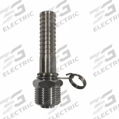 SANI-LAV Swivel Hose Adapter: Stainless Steel, Stainless, 3 3/4 in Overall Lg - Faucet Sprayer Hose Adapters