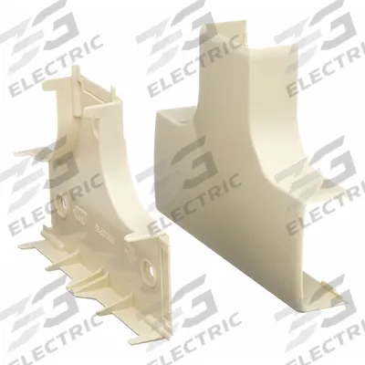 LEGRAND Tee: PN10, 1 3/4 in Wd, 3/4 in Ht, Plastic - Tees for Nonmetallic Single-Channel Raceways
