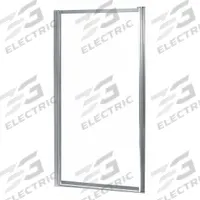 FOREMOST Shower Door: 33 in Min. Door Wd, 35 in Max. Door Wd, 65 in Overall Ht, Clear Tempered Glass (MPN TDSW3565-CL-SV). Key specifications — Brand: FOREMOST.