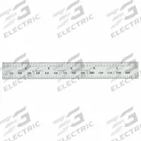 STARRETT Steel Rule, Spring Tempered: C636EM-6, 6 in / 150 mm, 0.05 in Thick, 0.5 mm/1/64 in, Chrome. Key specifications — attr939978: 1/64 in; attr934745: STARRETT; attr944509: Chrome; attr939993: Decimal; attr986193: Etched.
