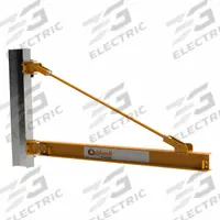 CALDWELL Jib Crane: Wall Mounted, 1,000 lb Load Capacity, 28 ft Overall Beam Lg, 8 in Beam Flange Wd (MPN D180-1/2-28). Key specifications — attr920690: Steel; attr920692: CALDWELL; attr928164: Mounting Hardware Not Included; attr928166: Tension; attr920699: Hardware; attr950181: Wall Mounted; attr950179: Up to 2,000 lbs.