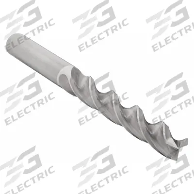 OSG Jobber Length Drill Bit: 19/64", 150° Point, Solid Carbide - Smooth-Finish Solid Carbide Jobber-Length Drill Bits