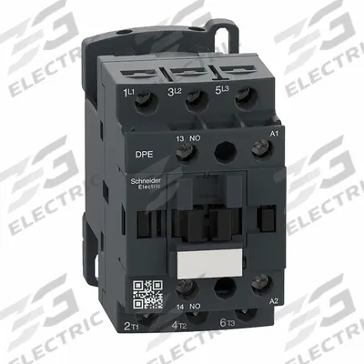 SCHNEIDER Magnetic Contactor: Non-Reversing, 3 Poles, 3NO Contacts, 18 A - Non-Reversing IEC Contactors
