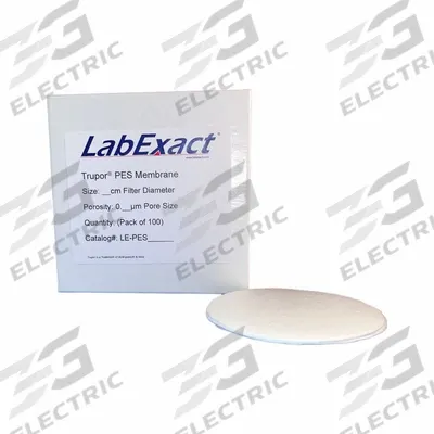 LABEXACT Membrane Filter: 90 mm Dia, 0.45 um Pore Size, Polyethersulfone - Polyethersulfone (PES) Membrane Filters