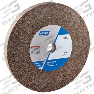 NORTON Straight Grinding Wheel: Type 1, 12" x 1" x 1 1/4", Aluminum Oxide - General Purpose Grinding Wheels for All Metals