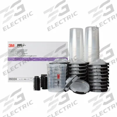 3M Spray Gun Cup Liner Kit: Spray Gun Cup Liner Kit, PPS, Spray Cup Systems - Liners for Spray Gun Cups