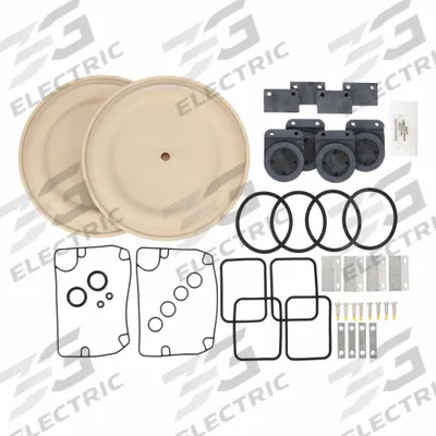 ARO Fluid End Repair Kit: Fluid End Repair Kit, 637310-AA, Santoprene - ARO Fluid-End Repair Kits