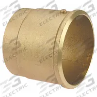 NIBCO Sweat Fitting Adapter: 3 in CTS x 3 in Pipe, Cup x Spigot, Bronze (MPN E038700)