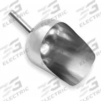 SANI-LAV Scoop: 160 oz Capacity, Silver, 15 in Overall Lg, 8 1/2 in Overall Wd, Stainless Steel (MPN 3999). Key specifications — attr920828: Yes; attr874515: SANI-LAV; attr874517: Silver; attr920827: No; attr874521: No.