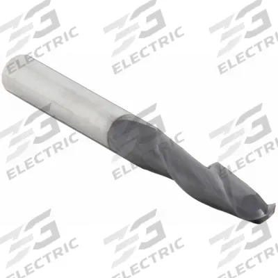 CLEVELAND Ball End Mill: Carbide, TiAlN Coated, 2 Flute, 7/16" Mill Dia, 3" LOC, 6" OAL (MPN C80954) - General Purpose Carbide Ball End Mills