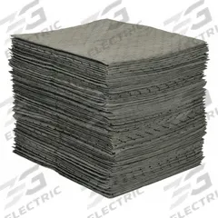 BRADY SPC ABSORBENTS Sorbent Pad: 64 oz Volume Absorbed Per Pad, Polypropylene, Perforated, 100 PK (MPN MRO300). Key specifications — Brand: BRADY SPC ABSORBENTS; Perforated: Perforated; Material: Polypropylene.