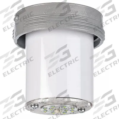 HUBBELL KILLARK Hazardous Location Fixture Combo: 1,300 lm, T5 Temp Code, 5000K, 13 W - LED Jelly Jar Hazardous Location Lights