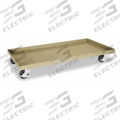 APPROVED VENDOR Cabinet Dolly: 1,000 lb, Beige, 6 in H x 37 in W x 19 in D - Lipped Solid-Deck Cabinet Dollies