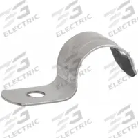 Conduit & Pipe Strap Clamp, One-Hole: 1 in Trade Size, 316 Stainless Steel, EMT (MPN S210001S00). Key specifications — Manufacturer Part Number: S210001S00; Compatible Conduit Trade Size: 1 in; Compatible Conduit Type: EMT; Compatible Nominal Conduit/Pipe Size: 1 in; Compatible Pipe Size: 1 in; Finish: Polished; Indoor/Outdoor Usage: Indoor/Outdoor; Material: 316 Stainless Steel.