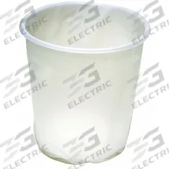 APPROVED VENDOR Pail Liner: 9 1/8 in Overall Dia, Natural, HDPE, FDA Approved, 9 in Overall Ht (MPN 2-PL-250). Key specifications — Brand: APPROVED VENDOR; Material: HDPE; Color: Natural.