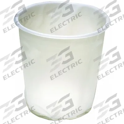 APPROVED VENDOR Pail Liner: 9 1/8 in Overall Dia, Natural, HDPE, FDA Approved - Bucket Liners