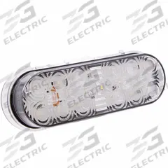 MAXXIMA Back-Up Light: LED, Backup/Reverse Light, Clear, Oval, 2 in Overall Ht, 6 3/8 in Overall Wd (MPN M63324-ADF). Key specifications — Standards: DOT Compliant; Electrical Connection: DryFit Connector; Brand: MAXXIMA; Installation Type: Permanent; Lens Color: Clear; Mount Type: Grommet; Lighting Technology: LED; Light Type: Backup/Reverse Light.