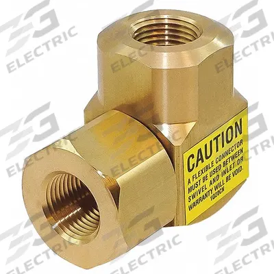 COXREELS Swivel: 1/2 in FNPT, 1/2 in FNPT, For 100/1125/1275/C/DP/E/P/S/SG/SH/SP/VA Reel Series - Brass Hose Reel Swivels