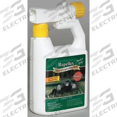 REPELLEX Mole/Gopher Repellent: Targets Moles/Rodents/Voles - Wildlife Repellents