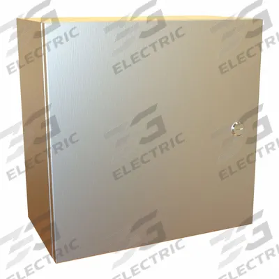 HAMMOND Electrical Enclosure: 304 Stainless Steel, 16 in x 16 in x 8 in, NEMA 12/13/3R/4/4X - Stainless Steel Enclosures