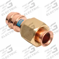 STREAMLINE Crimp Adapter Fitting: Straight, 3/4 in CTS x 3/4 in CTS size, Press-fit x Flared, Copper (MPN RP15729). Key specifications — Brand: STREAMLINE; Broad - Material for Bullet: Copper Or Bronze.