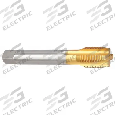 WIDIA GTD Straight Flute Tap: 1/4"-19 BSPP, 3 Flute, Plug Chamfer - Spiral-Point Pipe Taps
