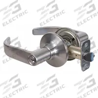 MASTER LOCK Door Lockset: Storeroom Lever Locksets, Nickel (MPN RL0215KA4S). Key specifications — Ligature Resistance: Not Ligature-Resistant; Brand: MASTER LOCK; Visual Indicator Message: No Message; ADA Compliant: No; Finish: Satin Nickel-Plated, Clear Coated : Steel.